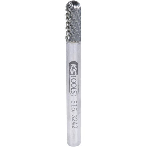 KS Tools 515.3242 Freesstift Hardmetaal Lengte 61 mm Afmeting, Ø 6 mm Werklengte 40 mm Schachtdiameter 6.0 mm