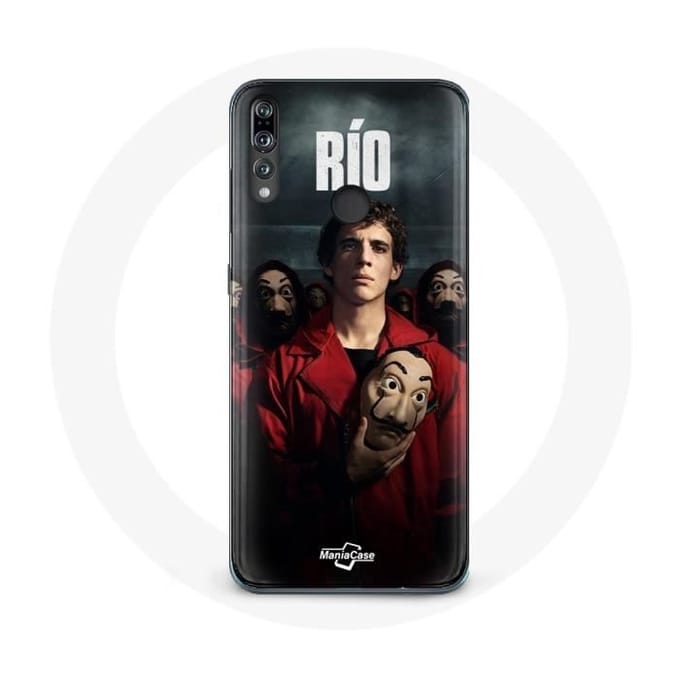 Coque - La Casa De Papel - Huawei P30 Lite - Souple - Noir - Rio Masque