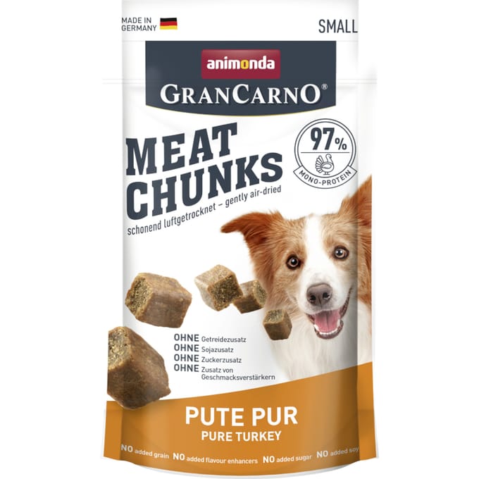 60g Meat Chunks Small Kalkoen Puur Animonda Hond