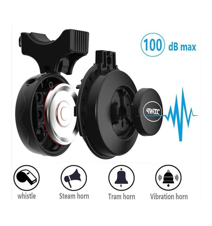 Sonnette électrique avec sirène pour trottinette xiaomi m365 - m365 pro