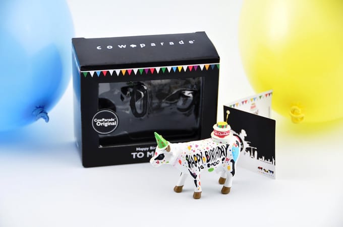 CowParade - Happy Birthday to Moo! - Small (46574)
