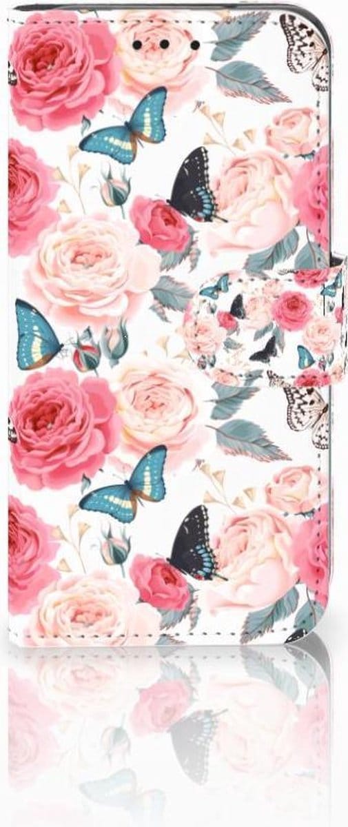 Samsung Galaxy S10e Hoesje Butterfly Roses