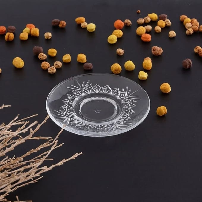Pasabahce Timeless – Glazen Onderzetters – Set van 6