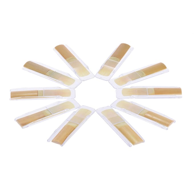 Saxophone Bb Tenor, 10 pièces, anches en bambou, force Strength 2.5 beige