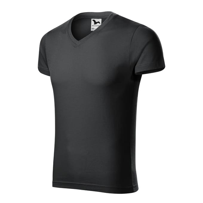 T-shirt met V-hals Malfini Slim 146