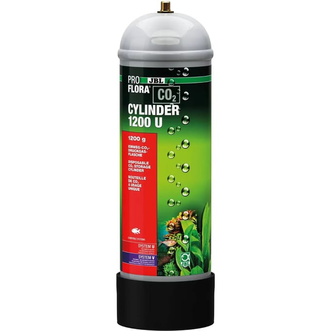 JBL ProFlora CO2 Cylinder 1200 U Bemesting wegwerpfles voor CO2 set