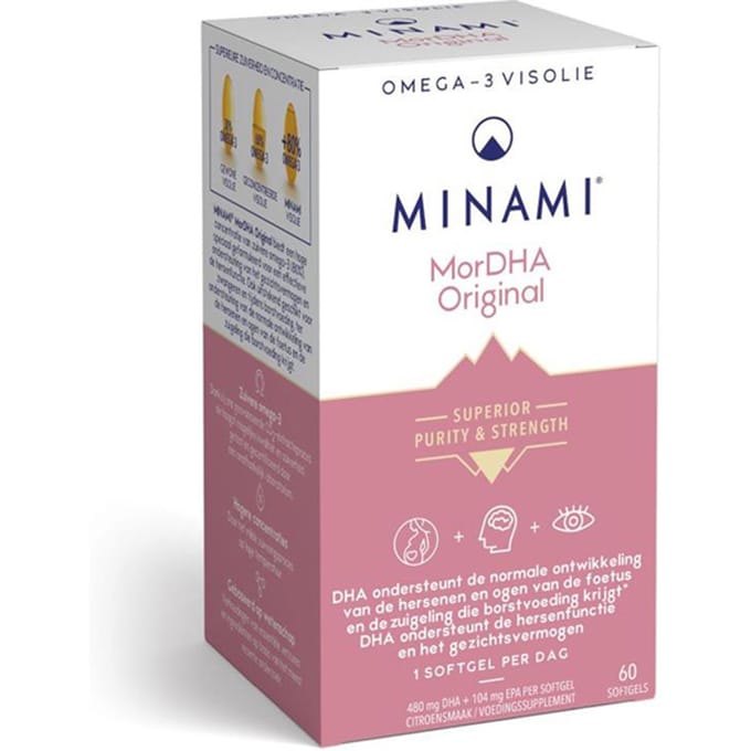 Minami Mor Dha Citroensmaak Caps 60x500mg