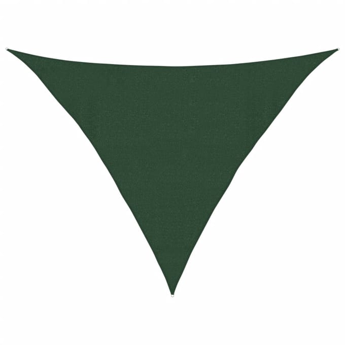 vidaXL - Zonnezeil - 160 - g/m² - 4x4x5,8 - m - HDPE - donkergroen