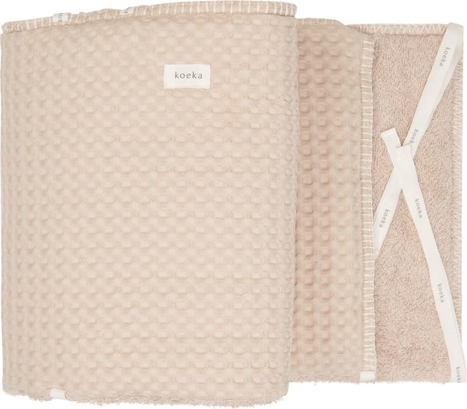 Koeka boxbumper wafel Amsterdam sand 180x30