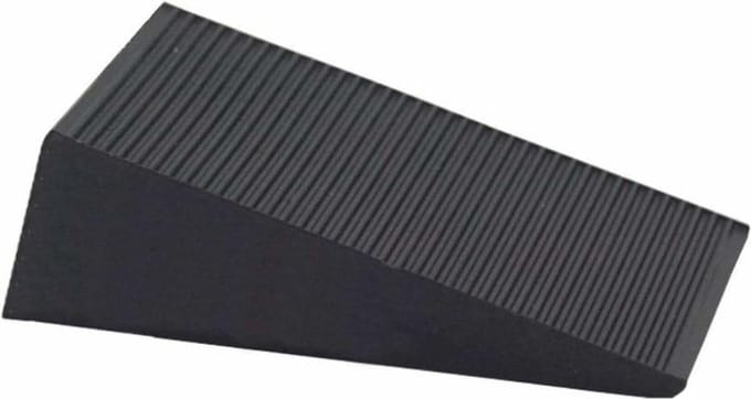 Dailygoods - Deurstopper van Rubber - Compact en Duurzaam 6x1,6x7 Cm