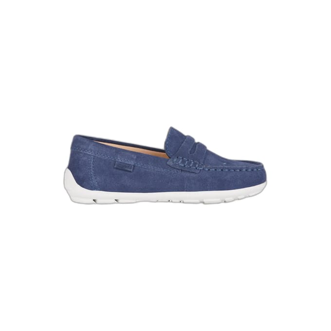 GEOX NEW FAST JONGENS Loafers - MARINEBLAUW/WIT