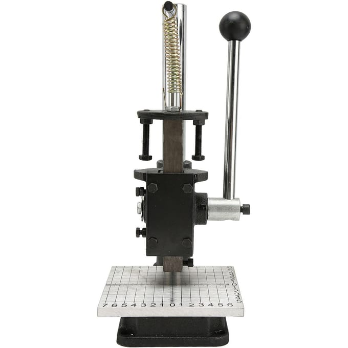 Handpersmachine Arbeidsbesparend Zware Gietijzeren Constructie Handmatige Ponsmachine Handperspons black