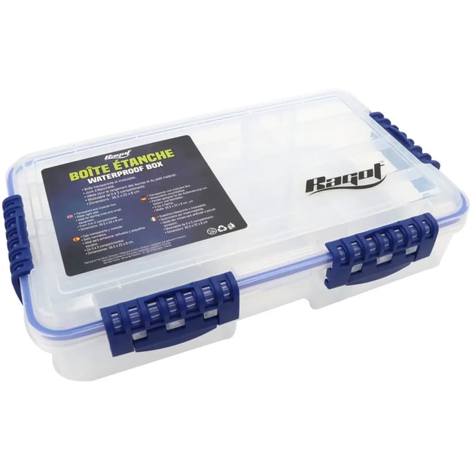 Ragot Waterproof Visgereibox Transparant 35.5 x 22 x 8 cm