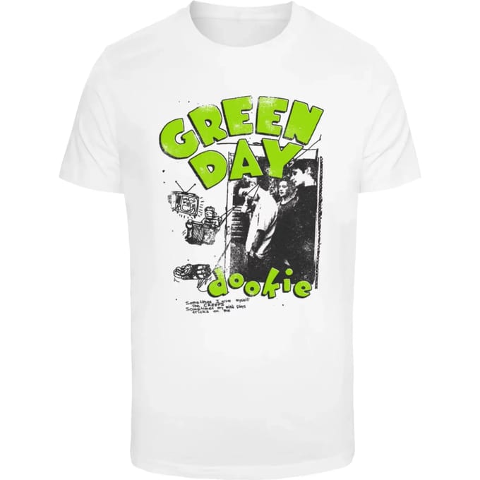 Merchcode Green Day - Dookie Sketched up Heren Tshirt - 3XL - Wit