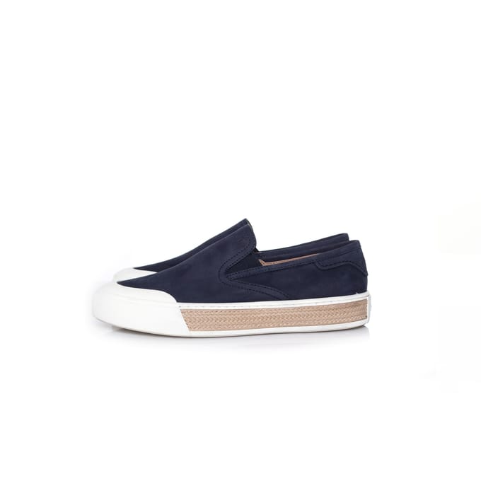 Tods Suede espadrille instapsneakers.