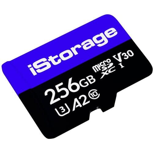 iStorage MicroSD Card 256GB - alleen te gebruiken met de iStorage datAshur SD flashdrive (module) - IS-FL-DSD-256