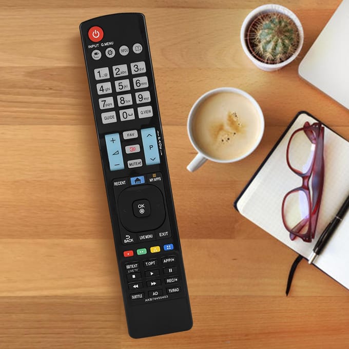 Télécommande de remplacement pour téléviseur LG, distance de plus de 8 m, réponse rapide gray