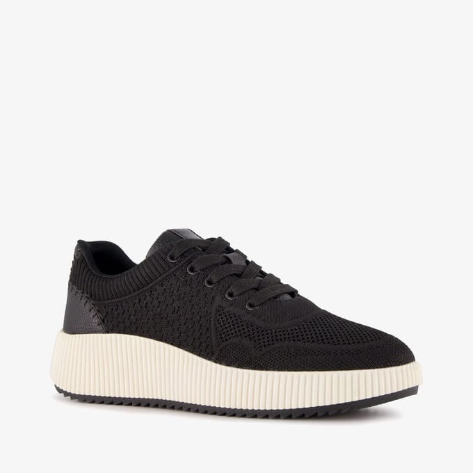Blue Box dames sneakers zwart - Maat 36 - Uitneembare zool