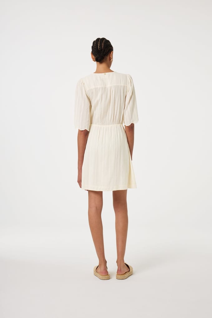 Fabienne Chapot Rory Dress Cosy White Maat: 44 | Mini Jurken Outlet | Dames | Wit