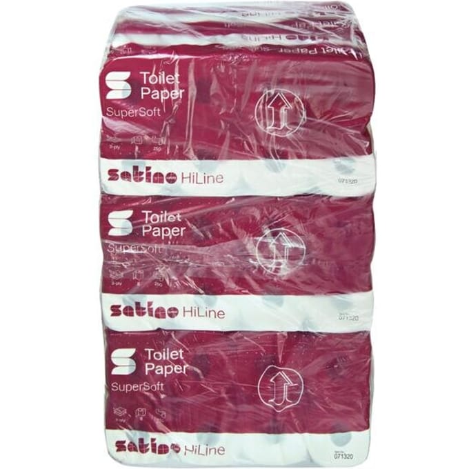 satino by wepa toiletpapier Prestige, 3-laags, helder wit