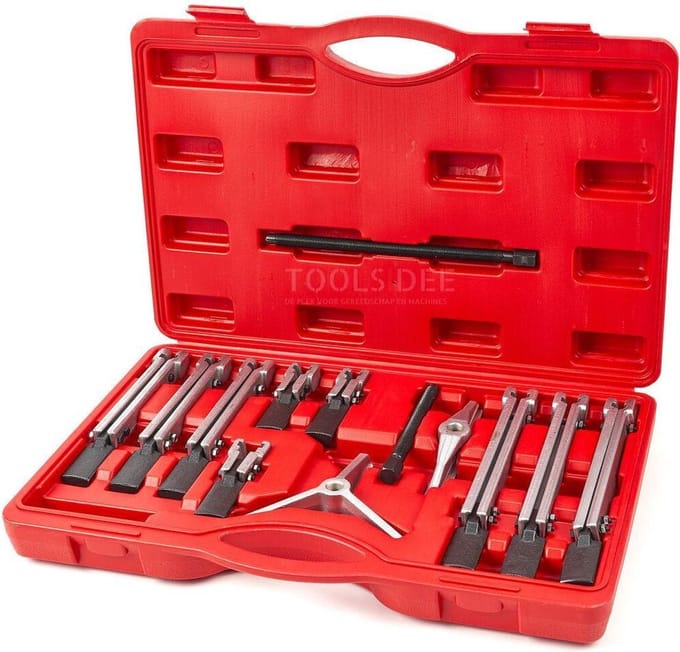 HBM 13-delige 3-arm poelietrekker set 100/200/250 mm