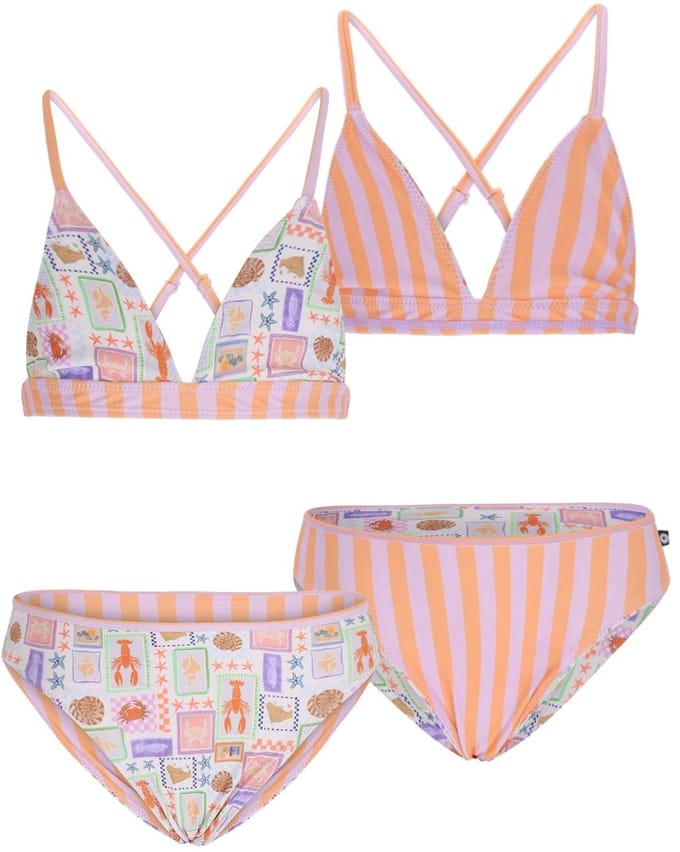 Like Flo F603-5010 Meisjes Reversible Bikini - Maat 110/116