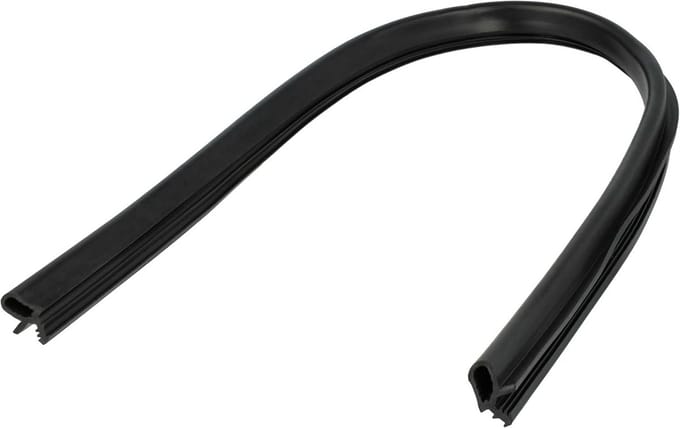 vhbw Door Seal Compatible with Elektra Bregenz MGIV 55390 B, MGS 12420 VN Dishwasher, Black