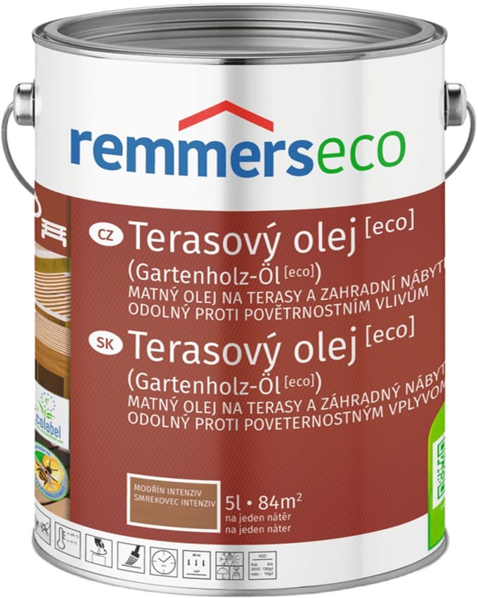 Remmers - Terrasolie ECO 0,75 l, grafietgrijs
