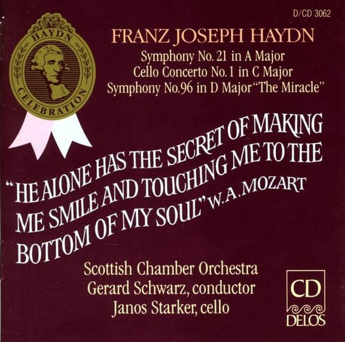 Symphonies 21 & 96/Cello Concerto #1