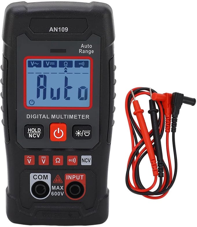 Digitale Multimeter - Spanning Tester - Elektrische Metingen - Contactloze Detectie - 4000 Counts - Grijs