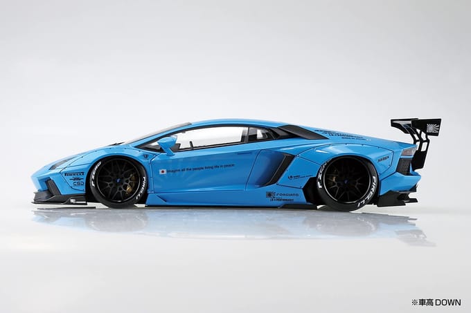 Aoshima Modelbouwpakket Auto - 05989 LB-Works Lamborghini Aventador Ver. 1 Plastic - 1:24 - Modelbouw