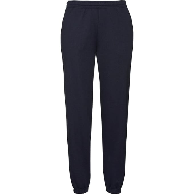 Fruit of the Loom Heren klassieke joggingbroek met elastische zoom (Marine)