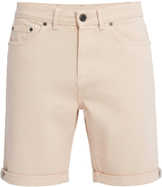 OMBRE Korte Broek - Regular Fit - Katoen - Rits Crème L