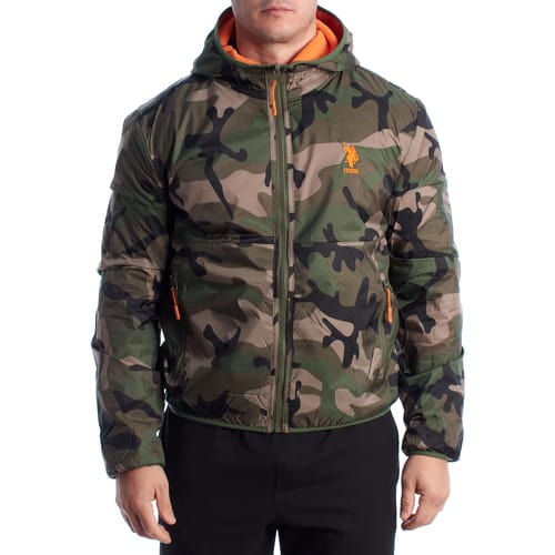 Heren Omkeerbare Fleece en Winddichte Jas US40126001