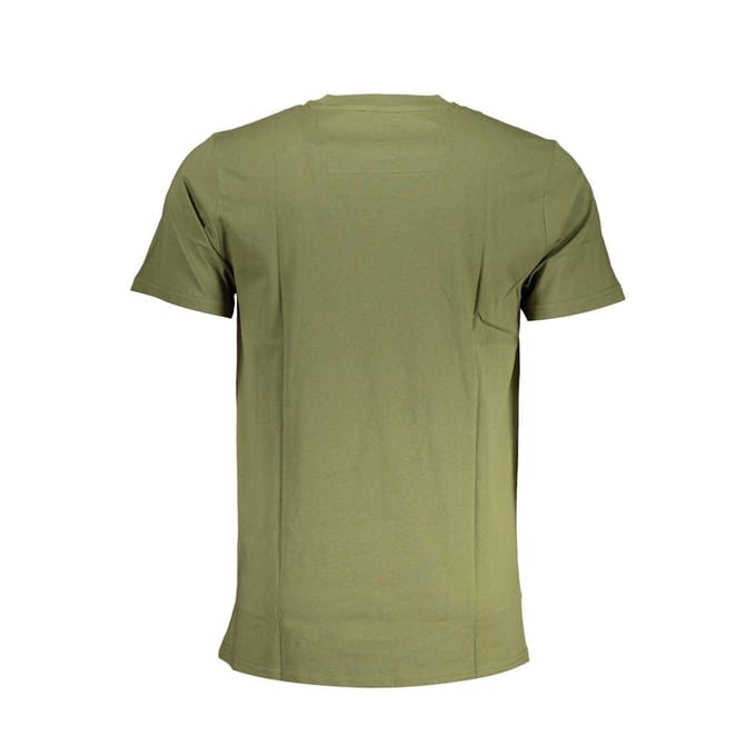 Cavalli Class Verde Katoenen Heren T-shirt