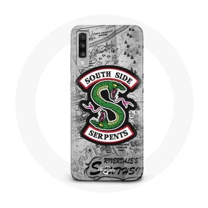 Samsung Galaxy A70 hoesje Riverdale zuidzijde slangenlogo