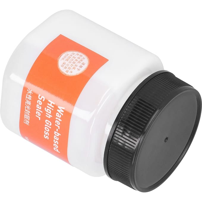 Glanzende Sealer op Waterbasis Heldere Acrylverf Bloempot Oppervlaktebescherming 180ml orange