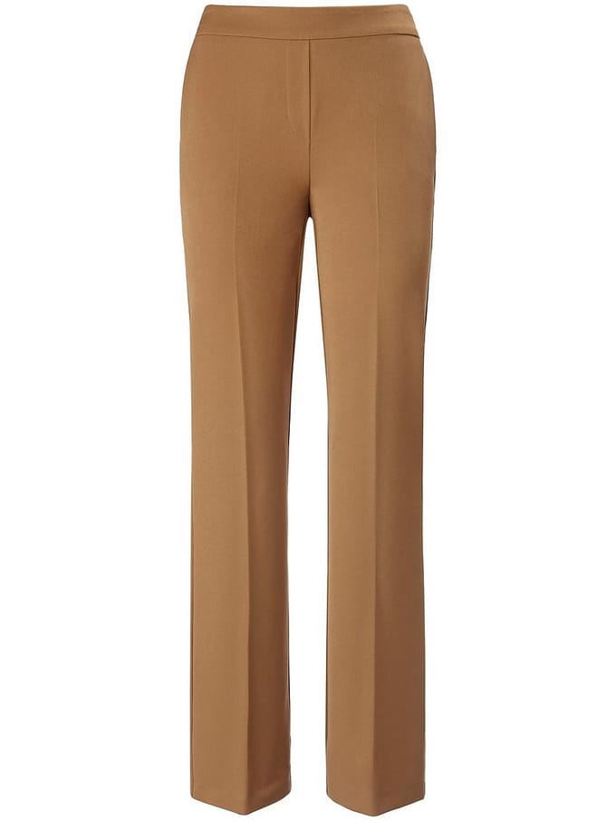Comfortabele broek pasvorm Cornelia Van Peter Hahn beige