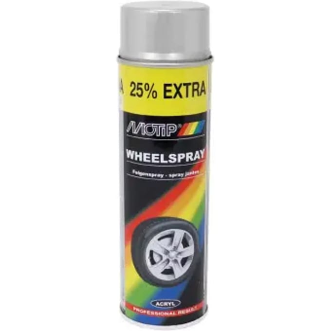 MoTip Velgenlak ZILVER spuitbus 500ml