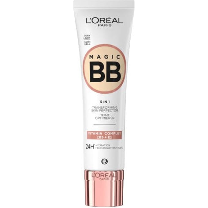L’Oréal Paris Magic BB Cream - Verzorgende dagcrème en make-up in 1 Verrijkt met vitamine B5 en E - 01 Very Light - 30ml