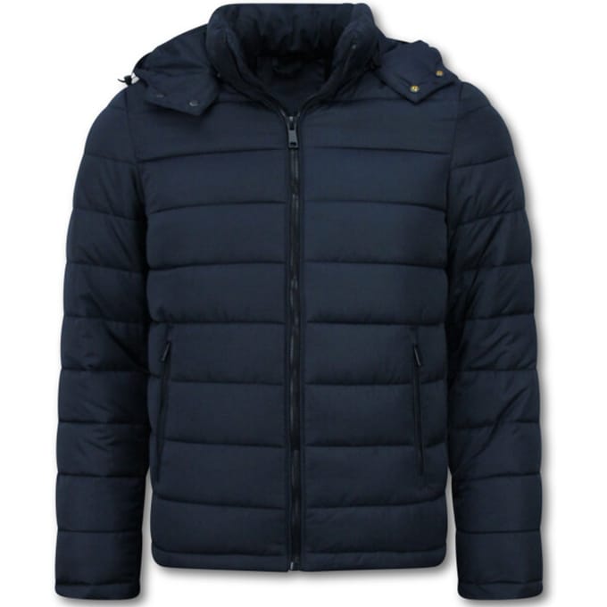 Heren Jack met Capuchon - Slim Fit - Tussenjas Heren - 8210 - Blauw