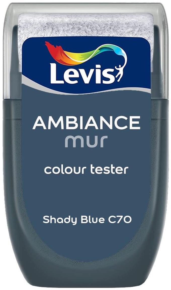 Levis - Muurverf Kleurtester Mat Mix - Shady Blue C70 - 30 ML