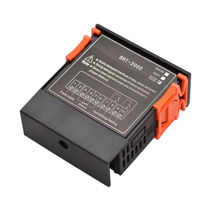 Digitale temperatuurregelaar SHT2000 Intelligente temperatuurregelaar AC 110~220V koelkast zwart