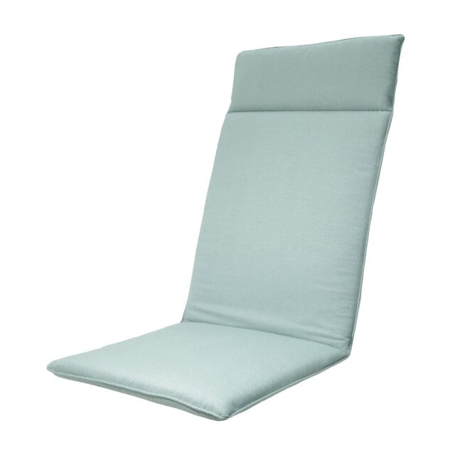 Madison - Tuinstoelkussen Hoge Rug Napels azure - Ca. 120x50 cm - Set van 4