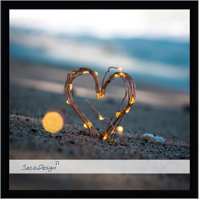 Fotolijst - SecaDesign Luca - 20x20 cm fotomaat - Zwart