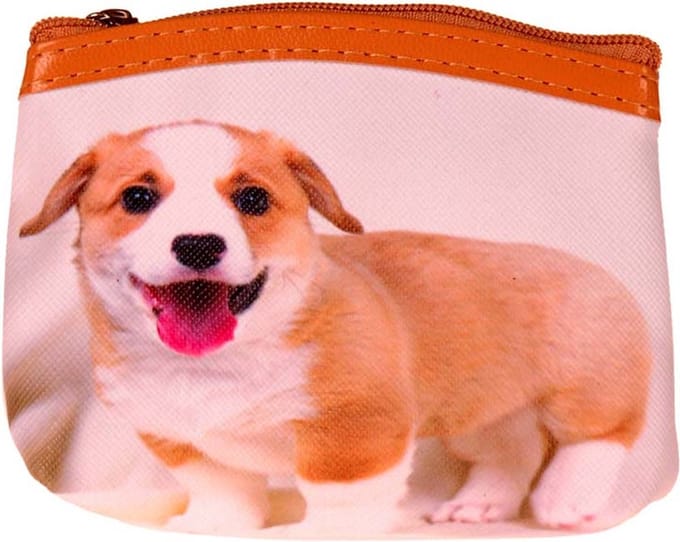 Kleine Portemonnee - Pup Staand - Ritsje - 11x9x1.5cm