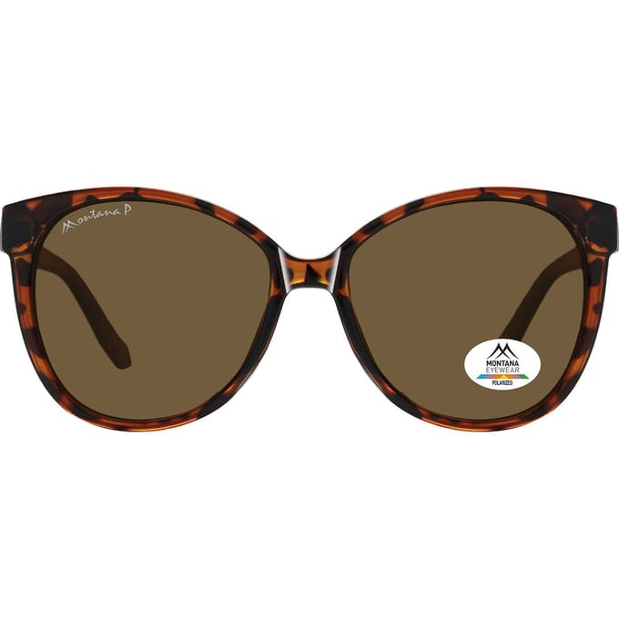 Montana MP74B glanzend tortoise bruin gepolariseerde zonnebril