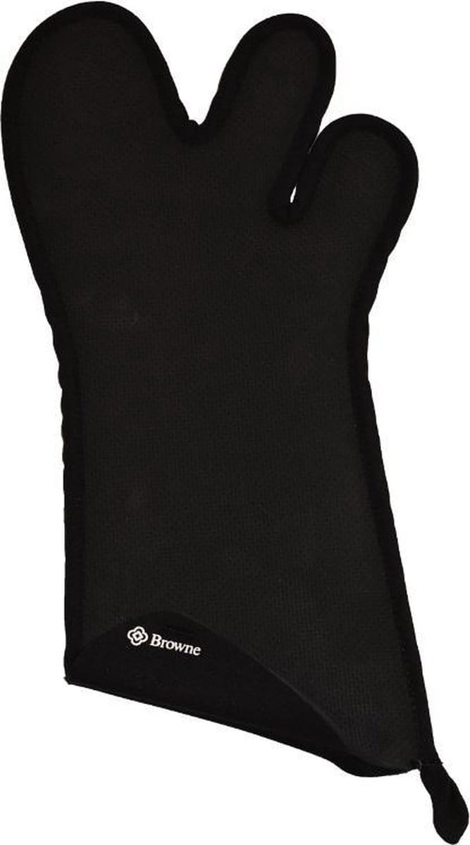 Ovenhandschoen Horeca - 41 cm, Zwart - incl 3 Vingers - Kitchengrips