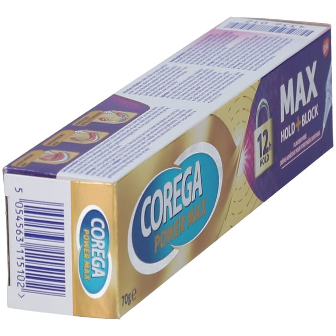 Corega Power Max Hold + Block Kleefcrème 70 Pasta