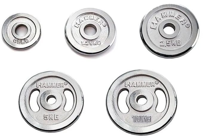 Finnlo Chrome 5kg Gewichts Schijf Zilver 5 kg
